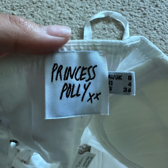 Princess Polly White Corset Top - Picture 3 of 4